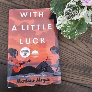 Brand New Autographed Hardback Copy of With a Little Luck